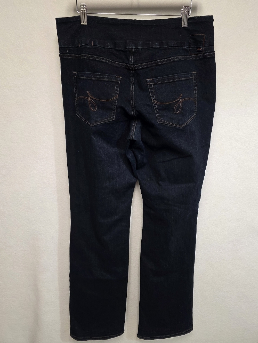 Jag Jeans Peri High Rise Boot Leg Pull-on Denim Jean Womens Size 16 Long - Picture 11 of 12